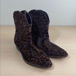 Zigi NY 'She’s an Animal' Calf Hair Animal Print Leather Western Boots